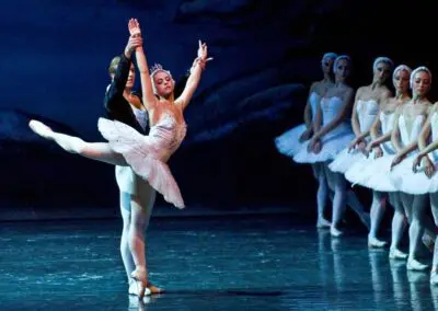 Swan Lake's Siegfried, Odette and Swans